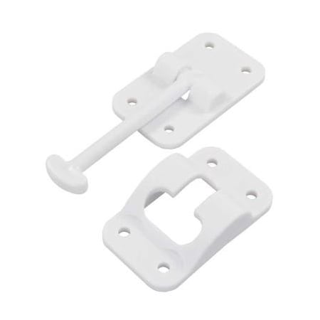 Jr Products 3-1/2IN T-STYLE DOOR HOLDER, WHITE 10414
